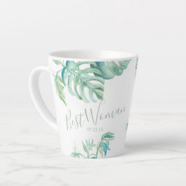 Melhor Mulher Caneca Tartaruga Marinha Aquarela