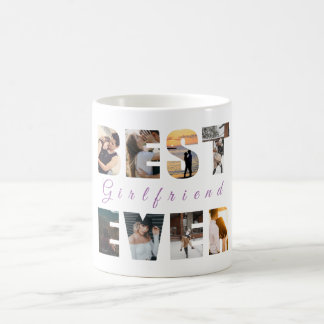Melhor namorada de sempre caneca de café com foto