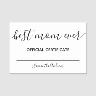Melhor Nome de etiqueta Oficial De Certificação