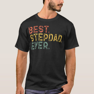 Melhor Padrasto de Todos Família Camiseta Divertid
