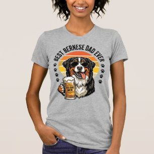 Melhor Pai Bernese de Todos os Tempos Camisa de Ce
