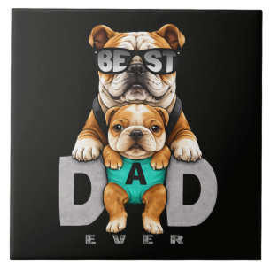 Melhor Pai Bulldog de Todos os Tempos – Dia dos Pa