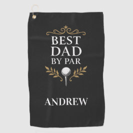 Melhor Pai da Toalha de Golfe Personalizada de Par