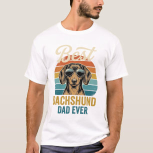 Melhor Pai Dachshund de Todos os Tempos Camisa de 