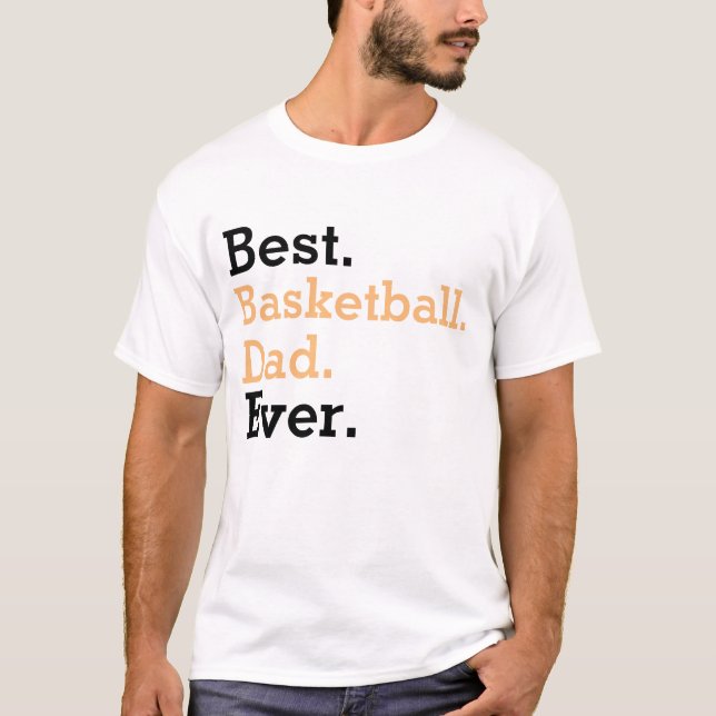 Melhor Pai de Basquete - Camisa para Pais (Frente)