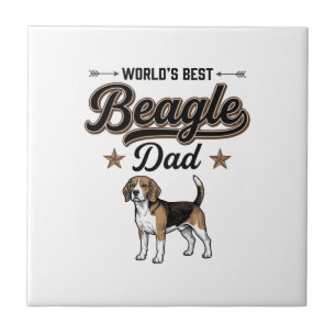 Melhor Pai de Beagle do Mundo Cachorro Vintage