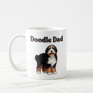 Melhor. Pai de Bernedoodle. Nunca. Caneca