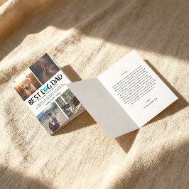 Melhor Pai de Cachorro | Cartão de Dia dos Pais co