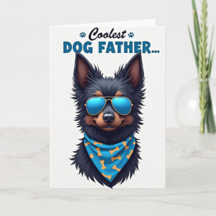 Melhor Pai de Cachorro do Mundo Cartão do Dia dos