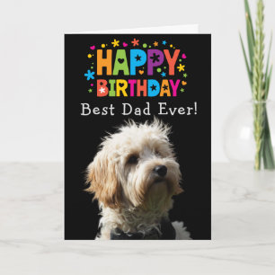 Melhor Pai de Cartão de Aniversário Personalizado