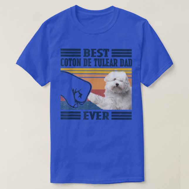 Melhor Pai De Coton De Tulear Alguma Vez Camisa Vi (Frente do Design)