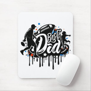 Melhor Pai de futebol e filho do Mouse Pad