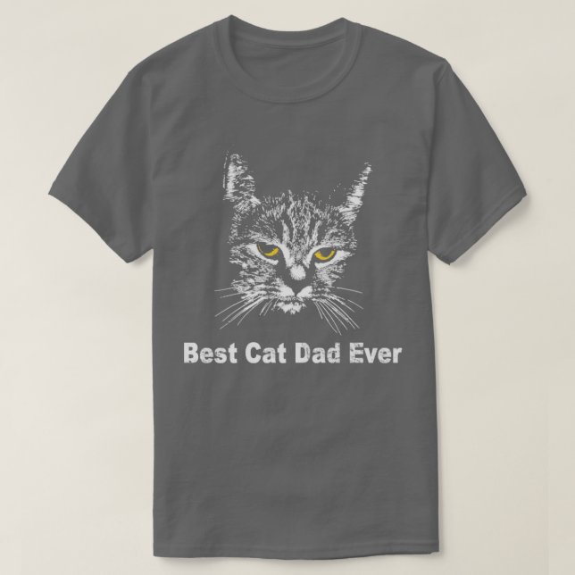 Melhor Pai De Gato De Camisas Para Presentes De Pa (Frente do Design)