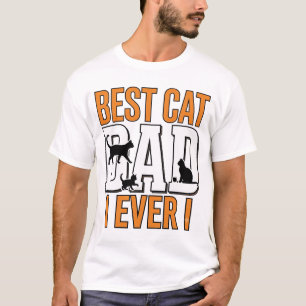 Melhor Pai de Gato de Todos os Tempos Camisa Vinta