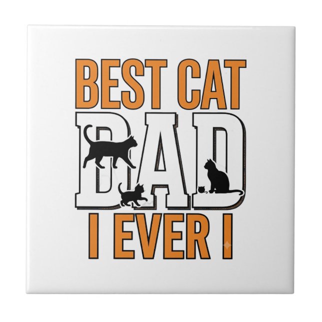 Melhor Pai de Gato de Todos os Tempos Camisa Vinta (Frente)