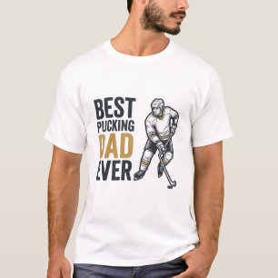 Melhor Pai de Hockey de Todos os Tempos Camisa Des
