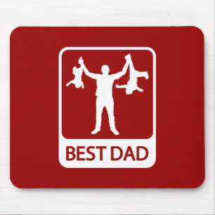 Melhor Pai de Mousepad - Pai Engraçado Segurando