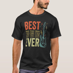 Melhor Pai de Todos os Tempos Camiseta de Acordes