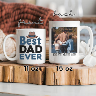 Melhor Pai do Mundo Caneca Personalizada com Foto,