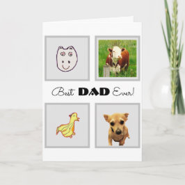Melhor Pai do Mundo! Cartão de Boas Festas do Dia 