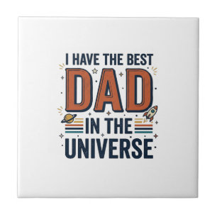 Melhor Pai do Universo Design de Vetor Espacial_1