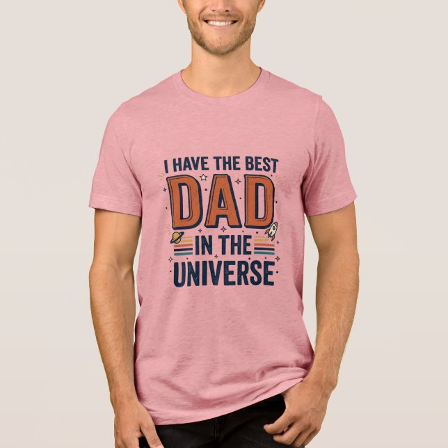 Melhor Pai do Universo Design de Vetor Espacial_1 (Frente)