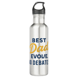 Melhor Pai - Evoluir. Sem Debates. Garrafa de Água
