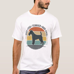 Melhor Pai Fox Terrier de Todos os Tempos Camiseta