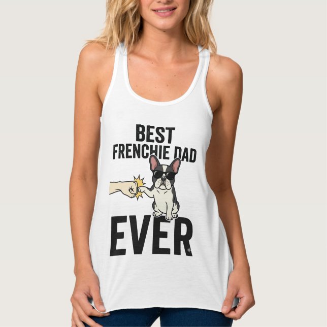 Melhor Pai Frenchie de Todos os Tempos Camisa Dive (Frente)