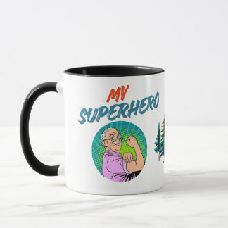 Melhor Pai Meu Super-Herói Caneca Personalizada do