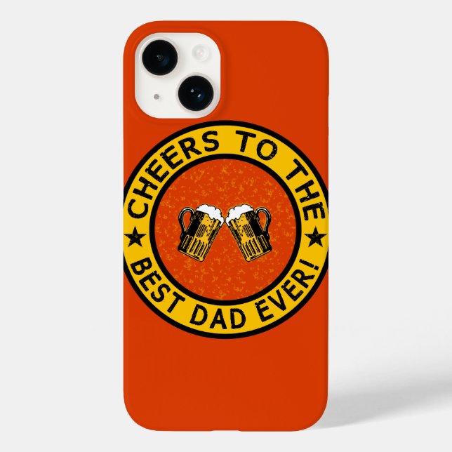 MELHOR PAI NUNCA capas de iphone personalizada (Verso)