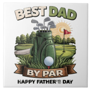 Melhor Pai Pelo Par Pai de Golfe Engraçado