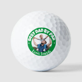 Melhor Pai por bolas de golfe verdes par personali