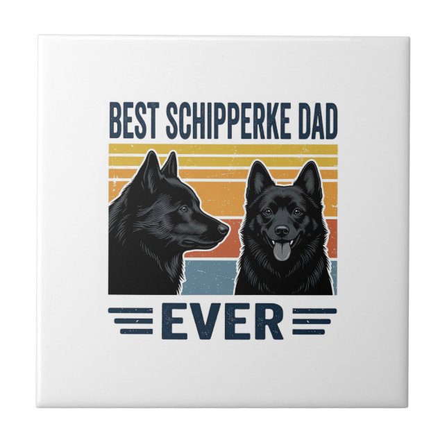 Melhor Pai Schipperke de Todos os Tempos Design Ve (Frente)