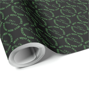 Melhor papel de embrulho preto fosco para Mãe Irla