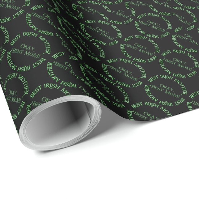 Melhor papel de embrulho preto fosco para Mãe Irla (Ponta do rolo)