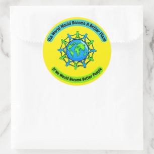 Melhor Pessoas, conjunto de adesivos Lrg do Mundo