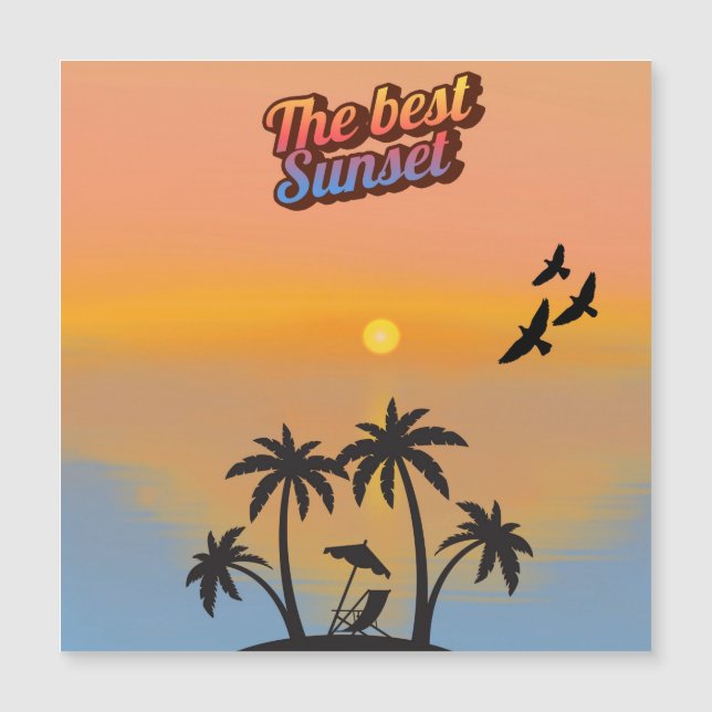 Melhor pôr do sol, (Frente)