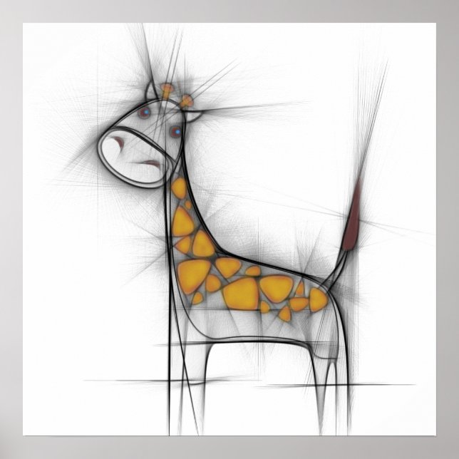 Melhor poster de girafa (Frente)