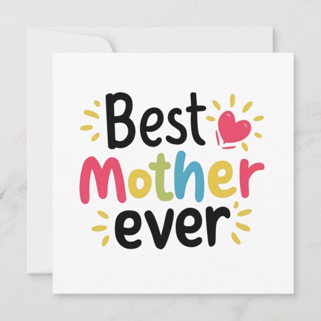 Melhor presente de dia de as mães (Frente)