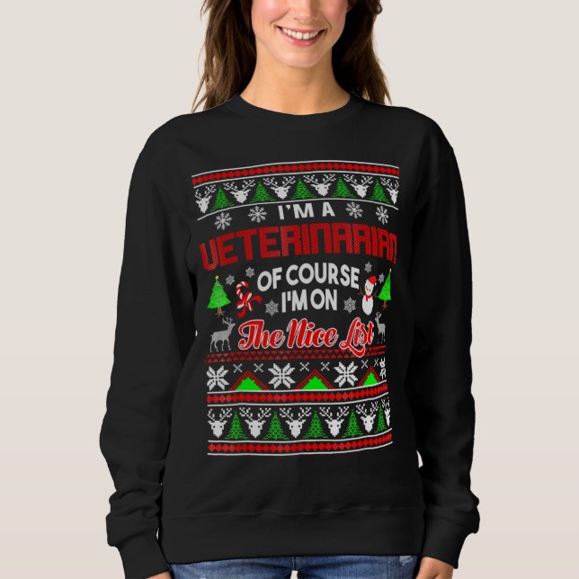 Melhor Presente De Suéter De Natal Feio Para Veter (Frente)