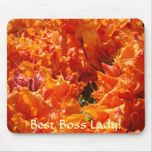 MELHOR PRESENTE PARA O CHEFE Mousepad Azaléia Rhod