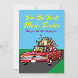 Melhor Professor de Música, Cartão de Boas Festas