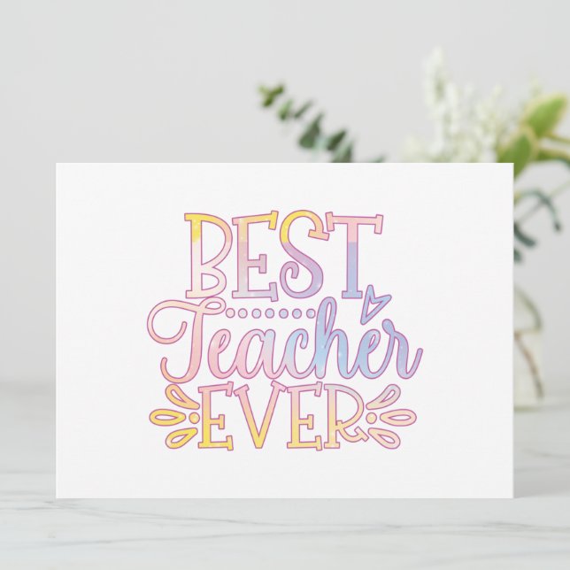 Melhor Professora Do Mundo (Em pé/Frente)