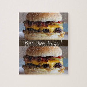 Melhor quebra-cabeça de cheeseburger