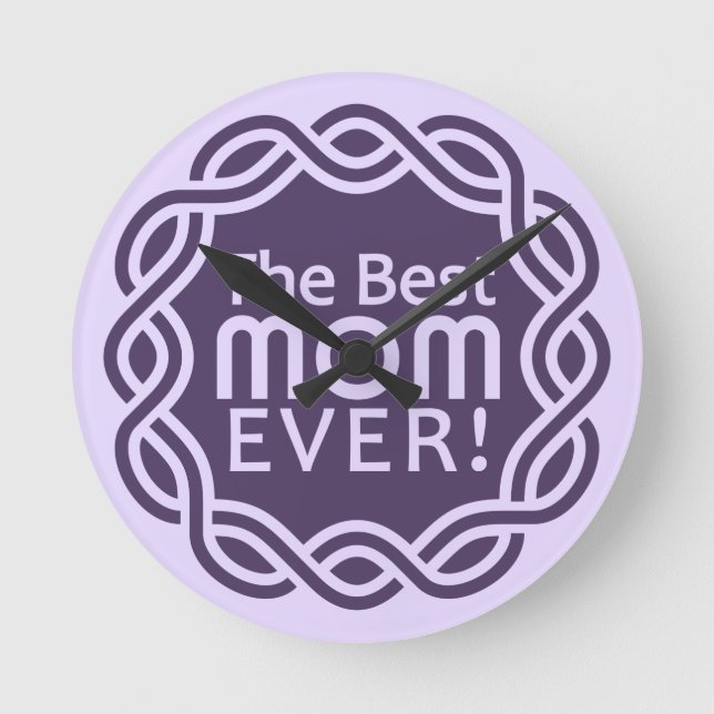 MELHOR relógio de parede MOM (Frente)