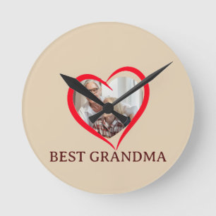 Melhor Relógio de Parede Personalizado para Avó