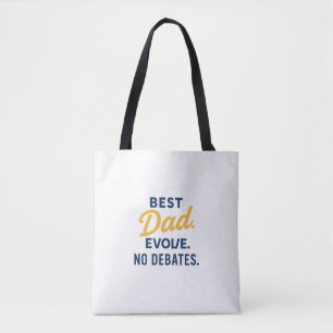 Melhor Saco de Tote Pai Nunca Engraçado Não Deba