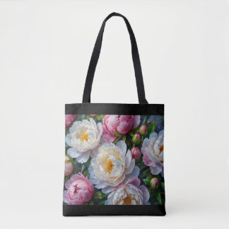 Melhor Saco De Tote Para Mulheres, Com Peonias