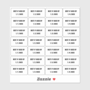 Melhor Se Utilizado Por Etiquetas De Embalagem